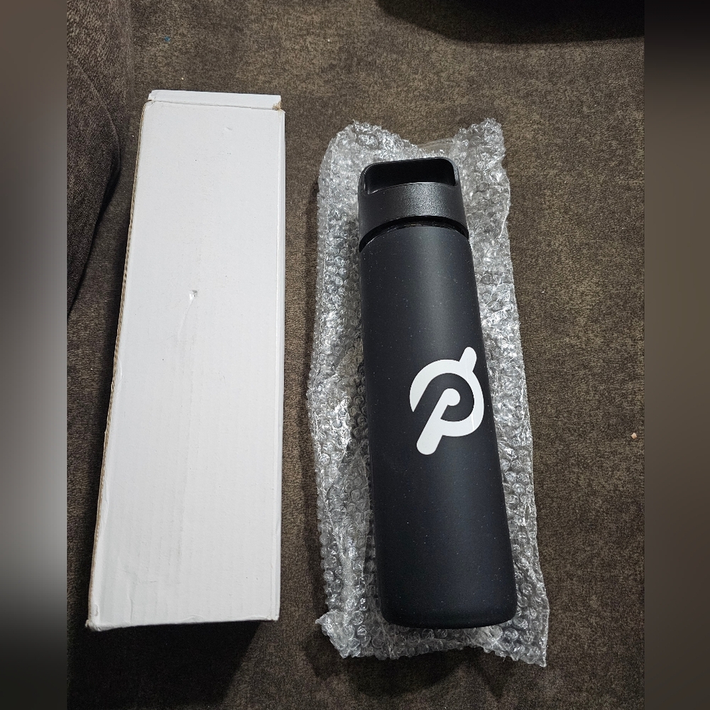 Peloton Matte Black Insulated Bottle